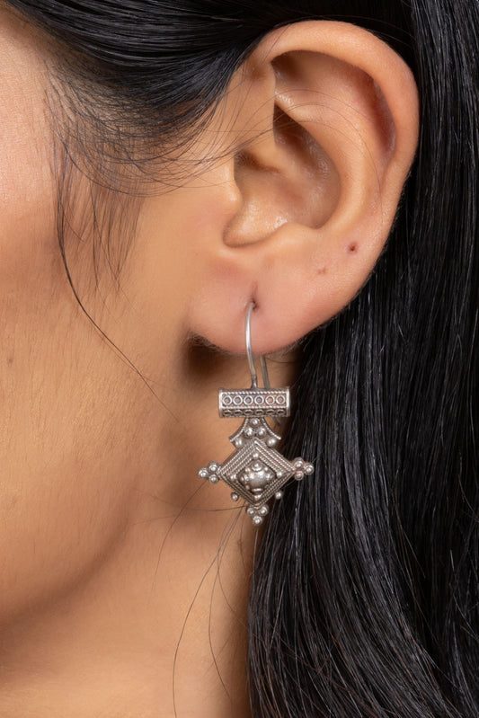 92.5 Pure Silver Designer Earring