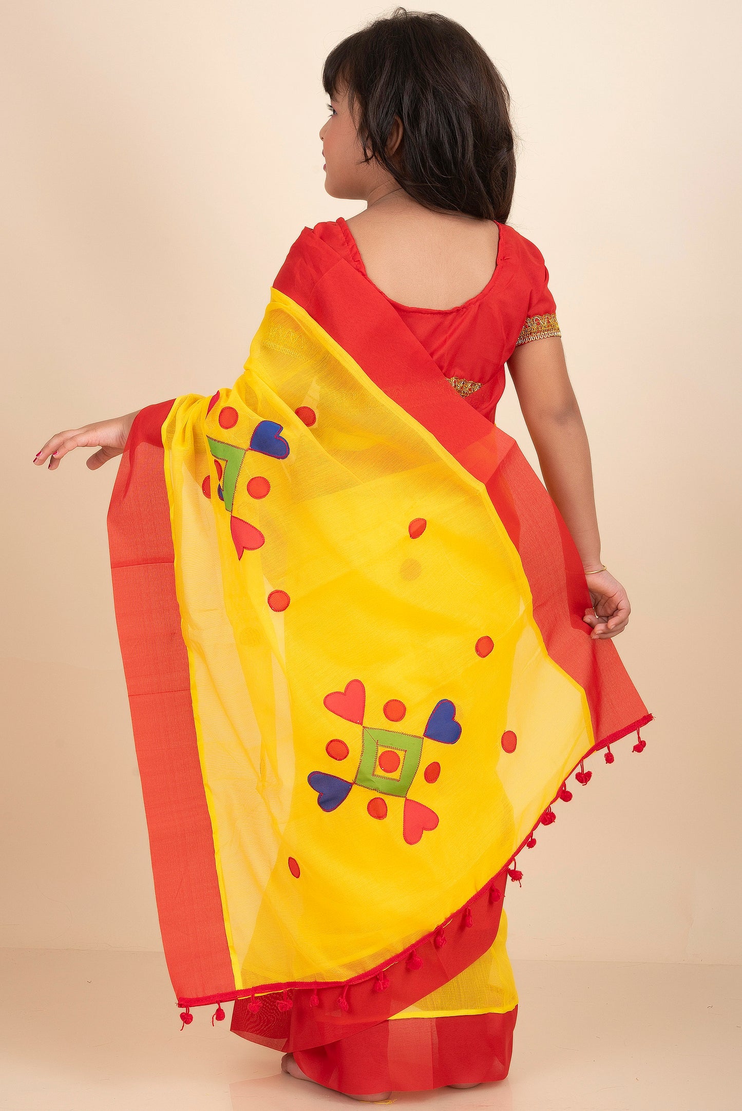 yellow-handloom-kids-cotton-saree-with-stitched-blouse-and-petticoat-ks01