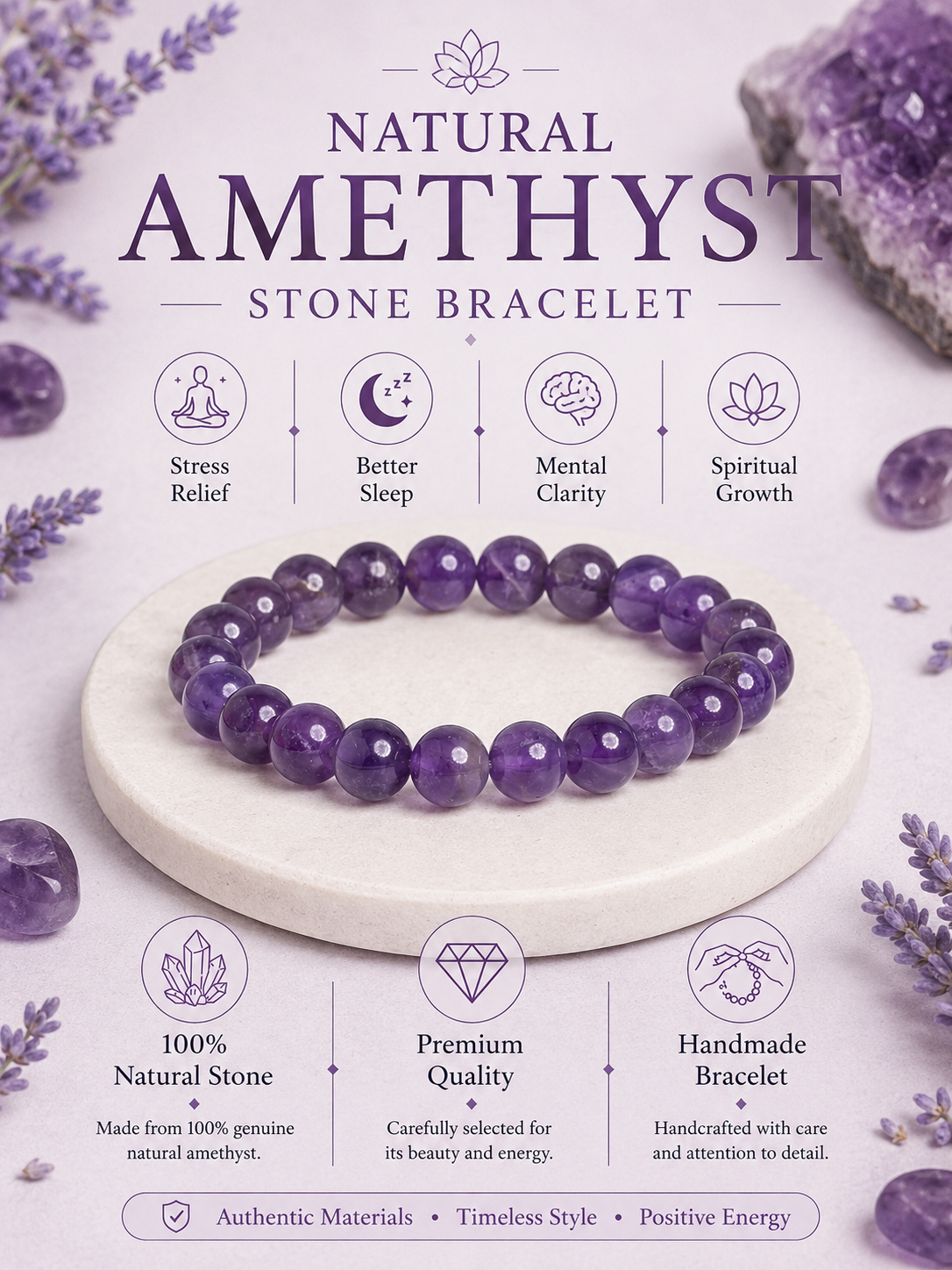 Amethyst Stone Benefits: How to Wear Amethyst for Calm, Sleep & Intuition
