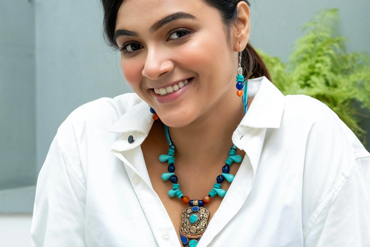 Afghan Tibetan Brass & Oxidised Jewellery - Lookandadorn.com