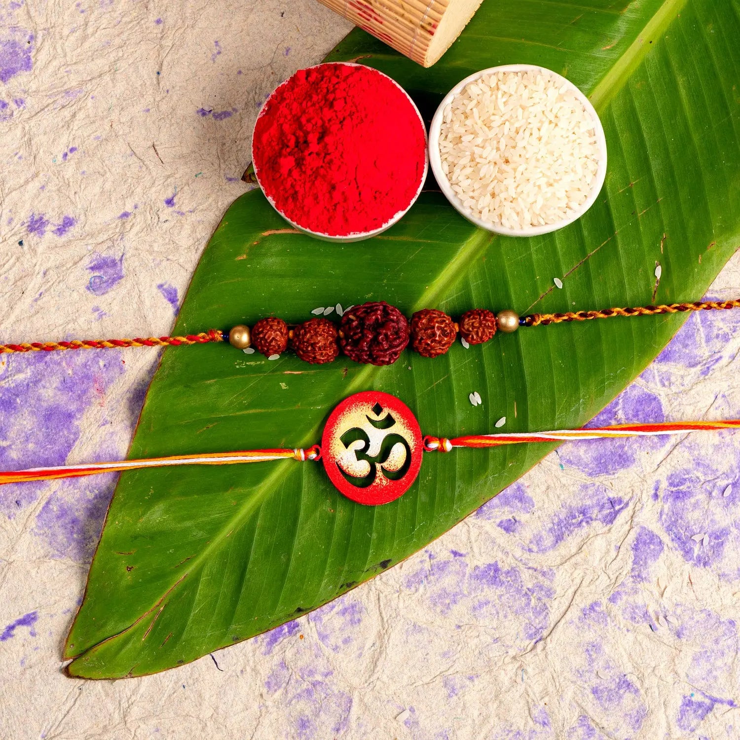 Handmade Designer Rakhi Set of 2