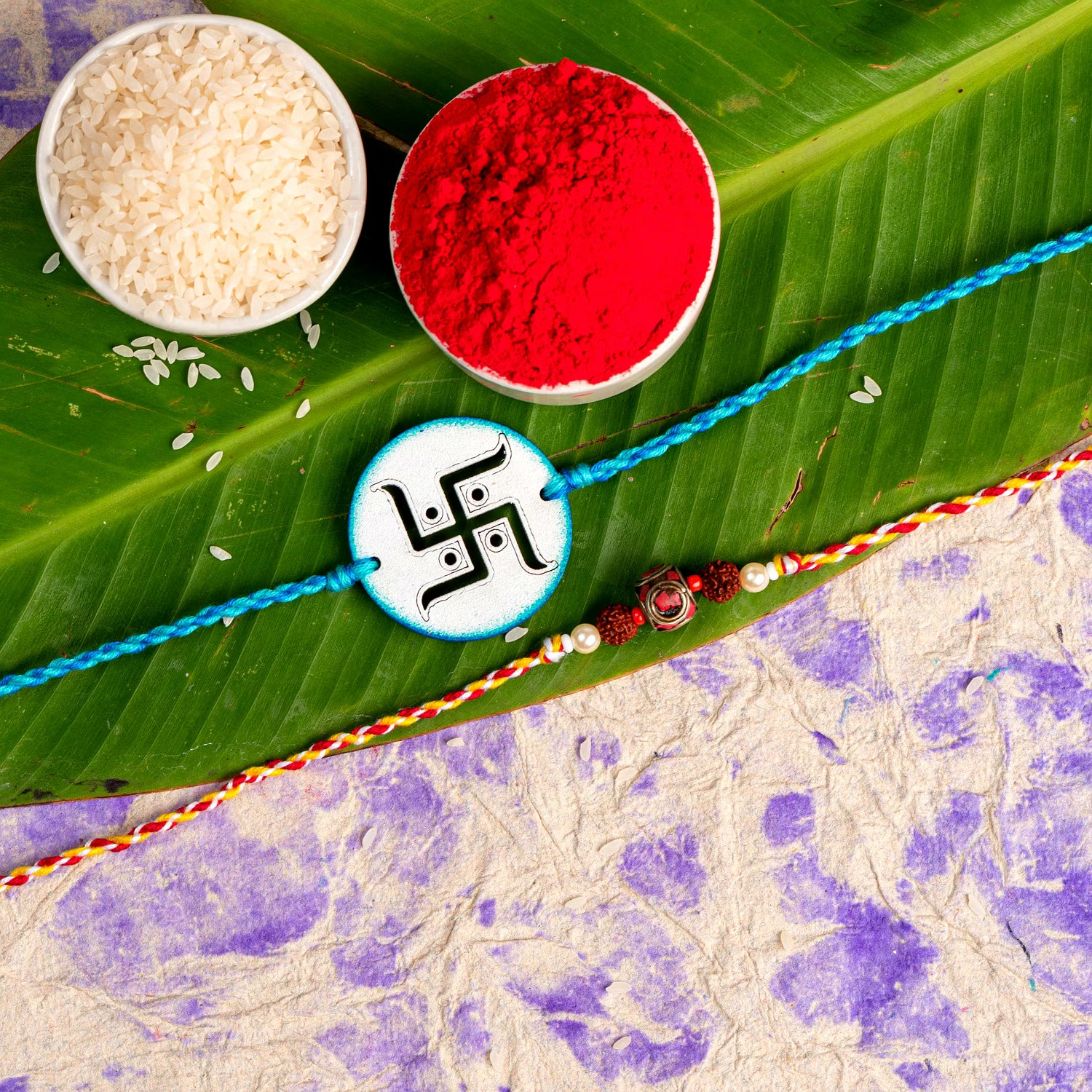 Handmade Designer Rakhi Set of 2