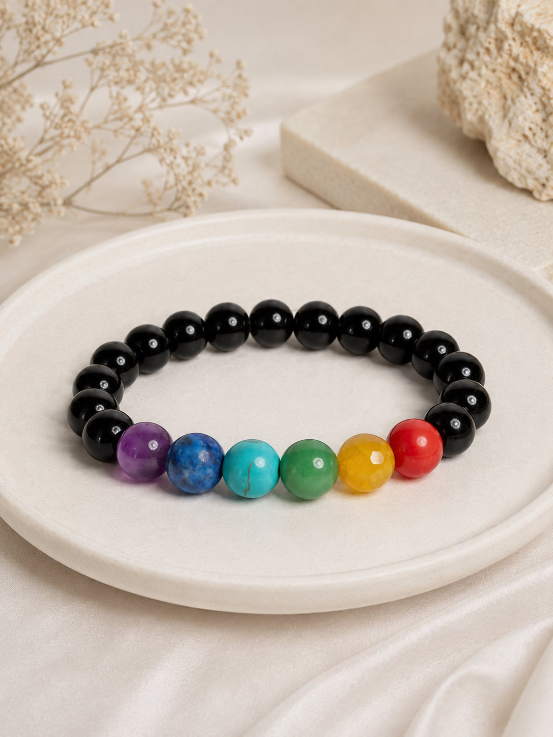 7 Chakra Bracelet LOOK AND ADORN - designed for you