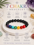 7 Chakra Bracelet LOOK AND ADORN - designed for you