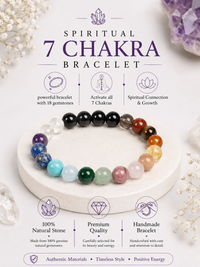 Spiritual 7 Chakra Bracelet LOOK AND ADORN - designed for you