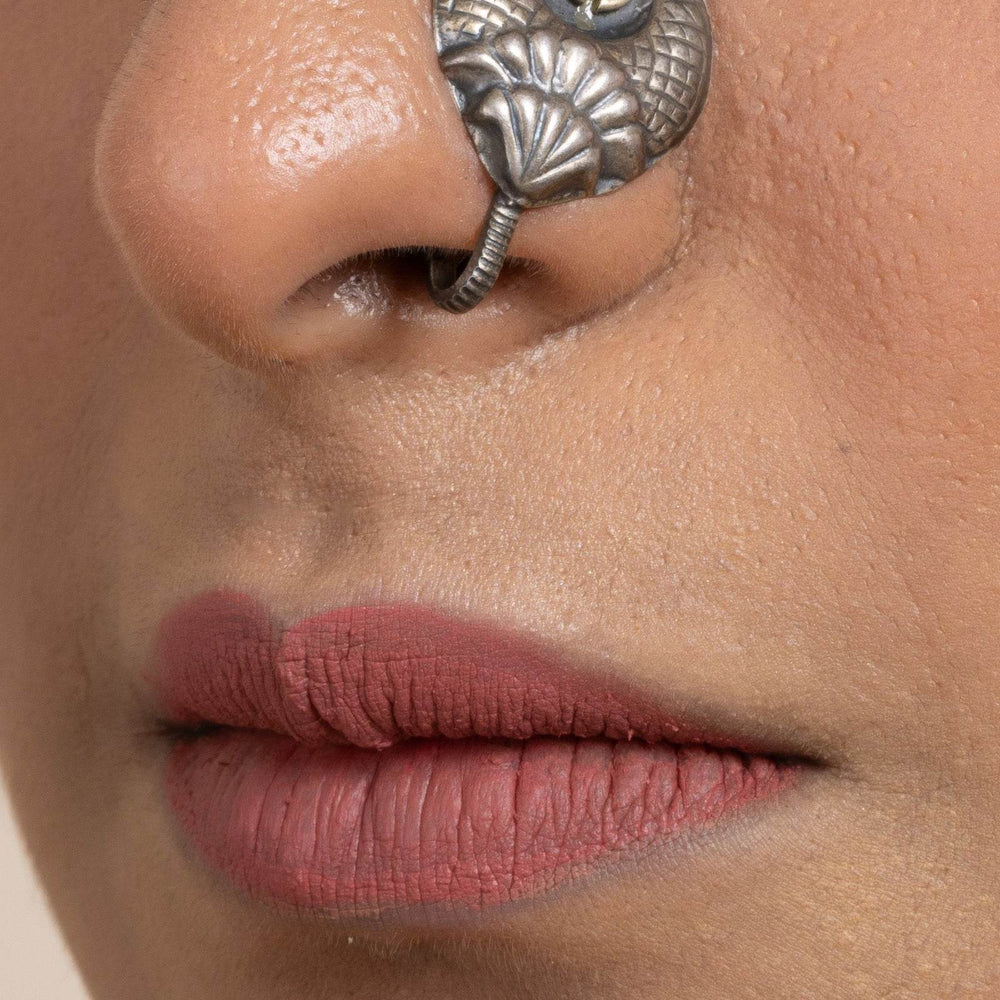 925 Pure Silver Jumbo Clip-On Nose Pin, Non-Piercing, Elegant Design for All Occasions - Lookandadorn.com
