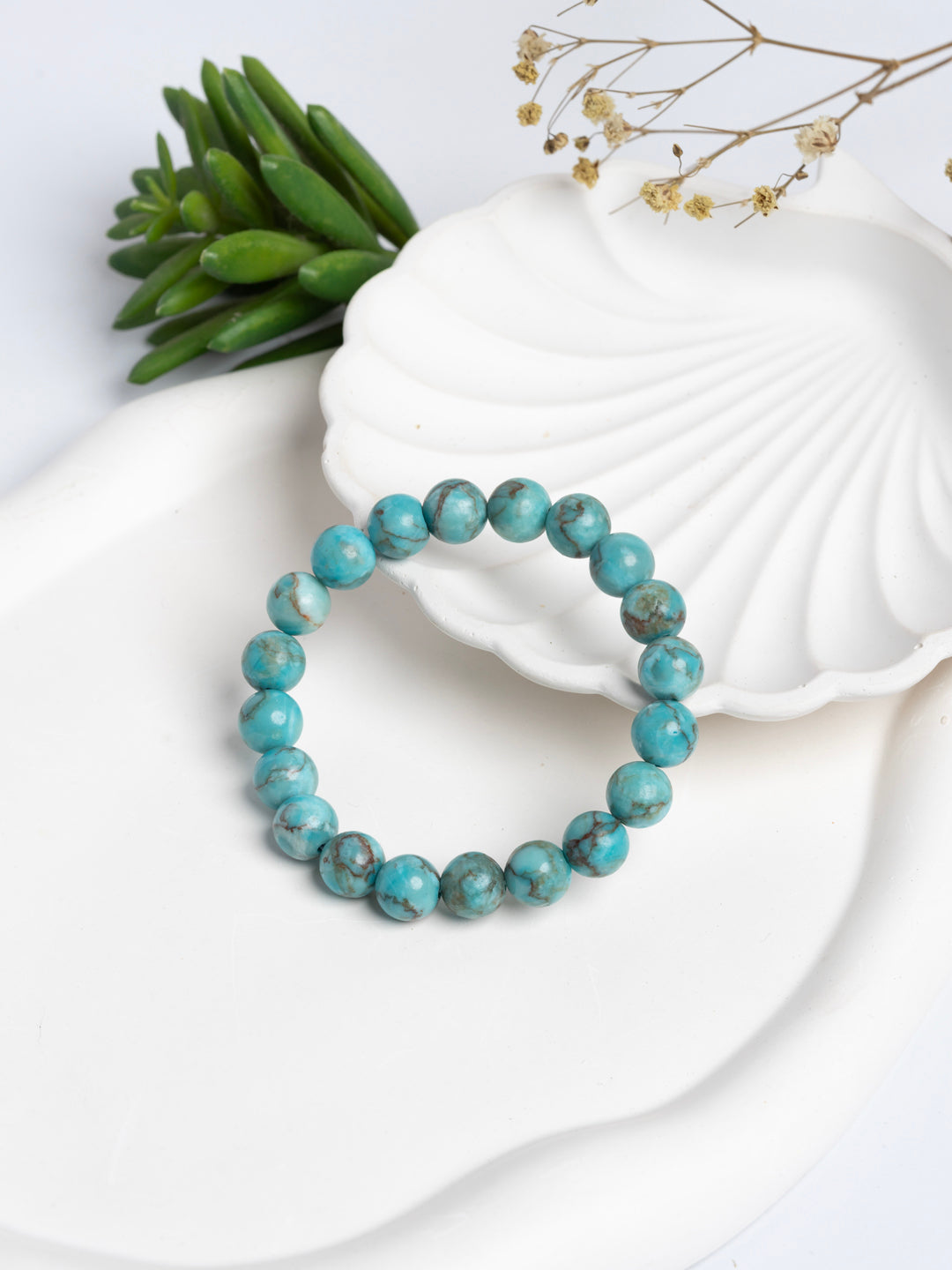 African Turquoise Stone of Evolution Bracelet LOOK AND ADORN - designed for you