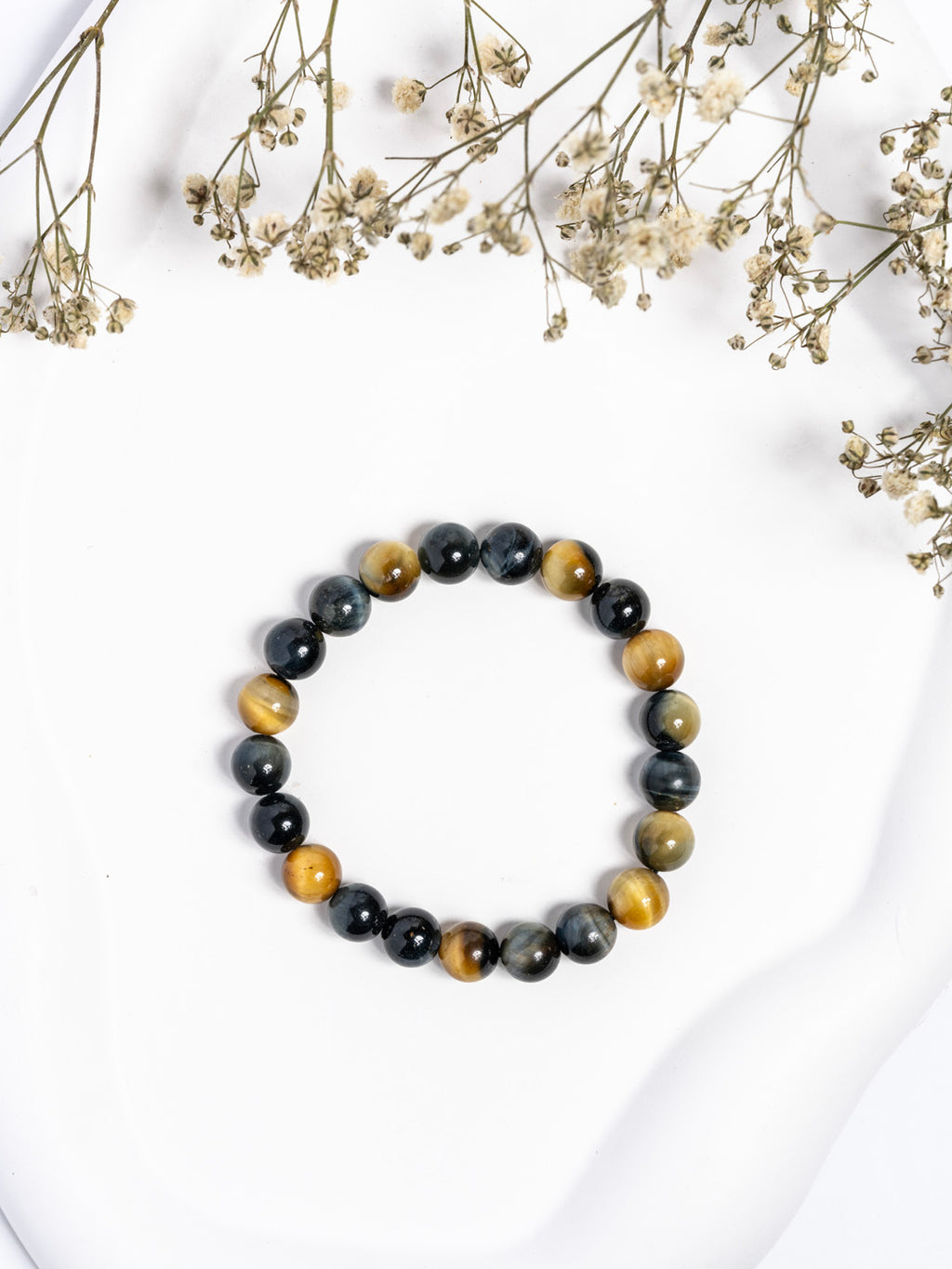 Yellow Black Cats Eye Bracelet LOOK AND ADORN - designed for you