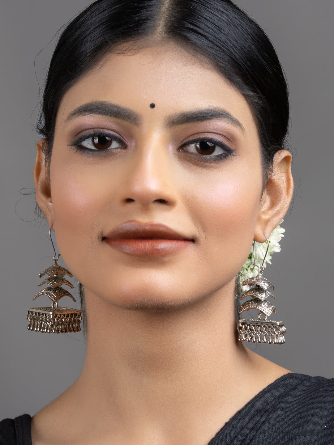 Designer Four Layer Jhumka Earrings - Lookandadorn.com