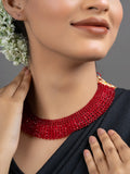 Red Crystal Choker Necklace - Lookandadorn.com