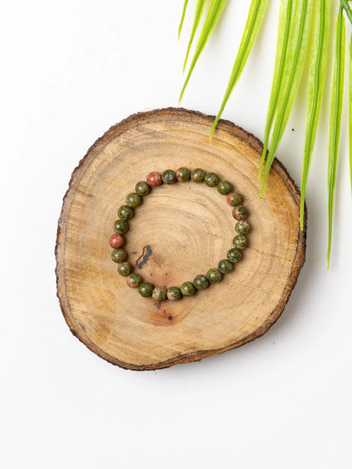 Unakite Bracelet LOOK AND ADORN - designed for you