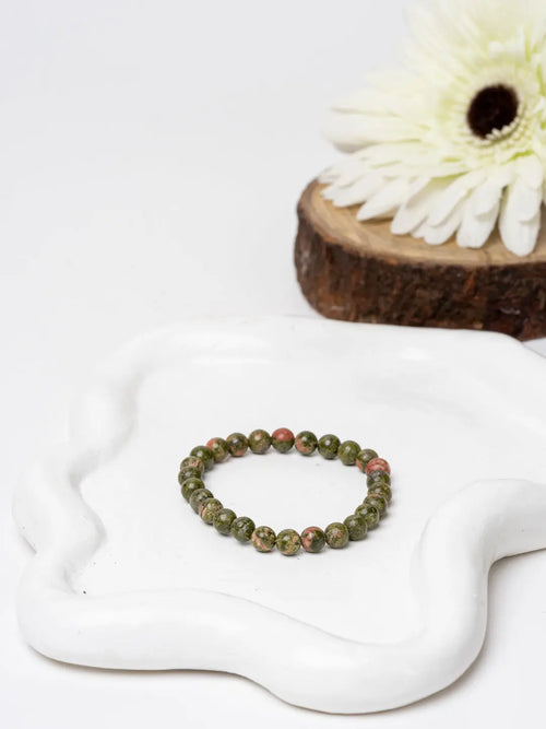 Unakite Bracelet LOOK AND ADORN - designed for you