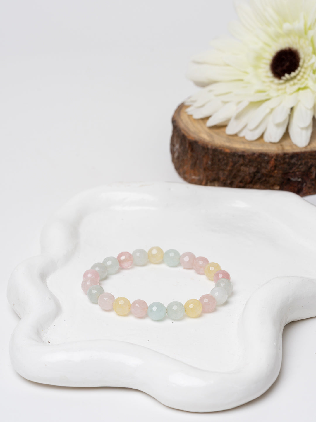 Morganite Quartz Bracelet