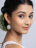 Oxidized Silver Two Paise Earring LOOK AND ADORN - designed for you