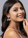 Oxidized Silver Taxi Car hook Earring LOOK AND ADORN - designed for you