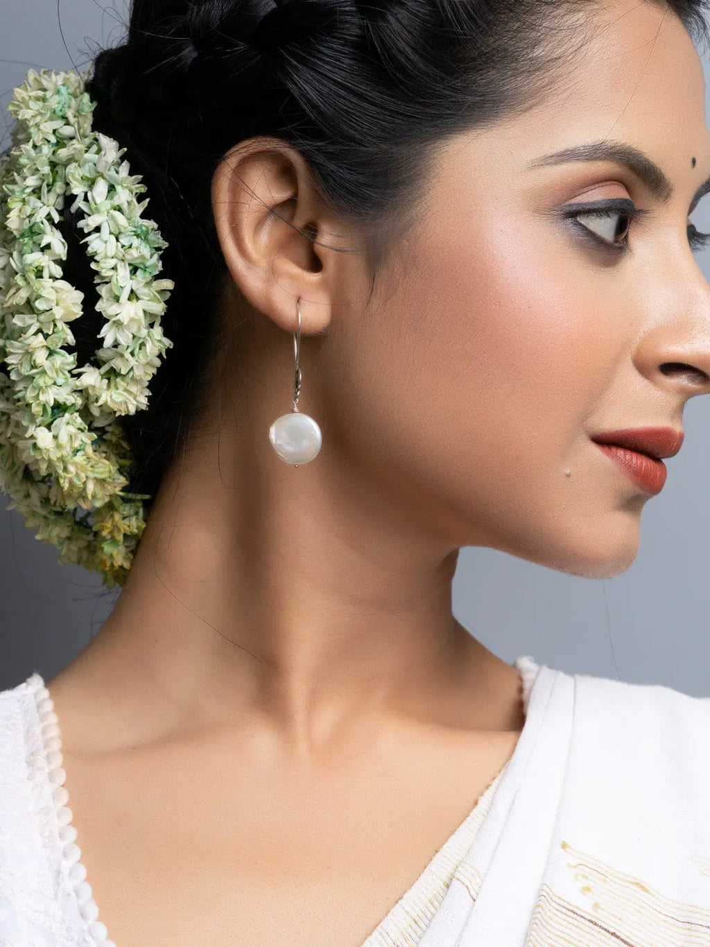 Coin Pearl Earrings - Lookandadorn.com