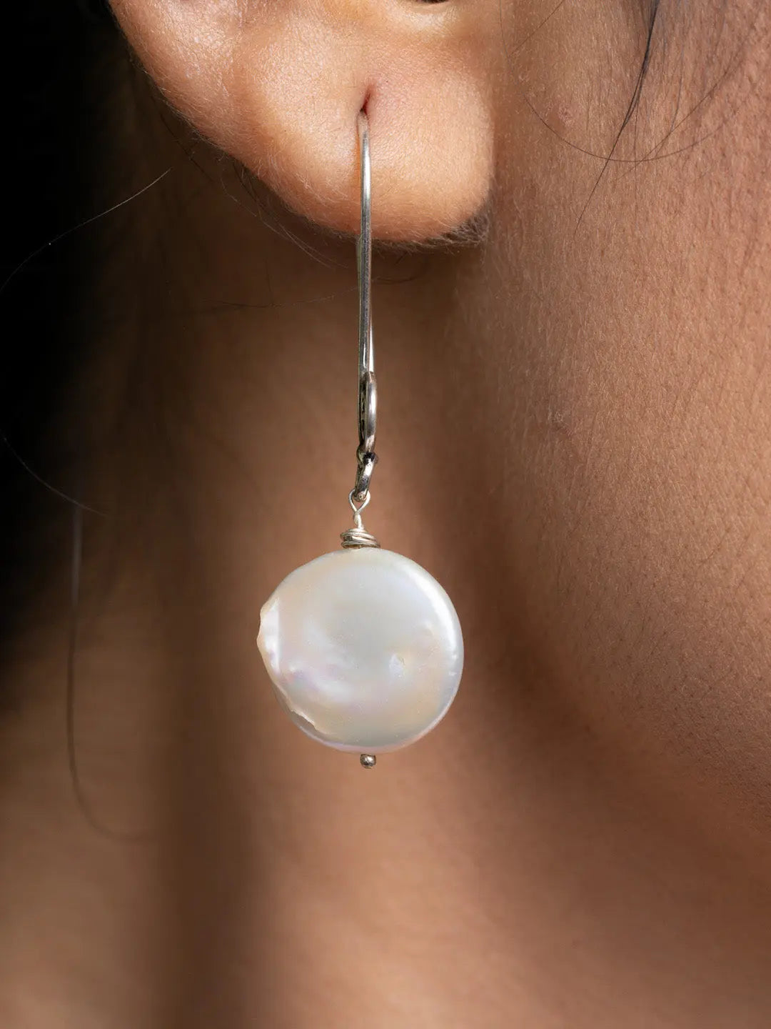 Coin Pearl Earrings - Lookandadorn.com
