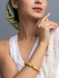 Gold Plated Traditional Sarada Bala Bangle - Elegant Copper Jewelry Design for All Occasions - Lookandadorn.com