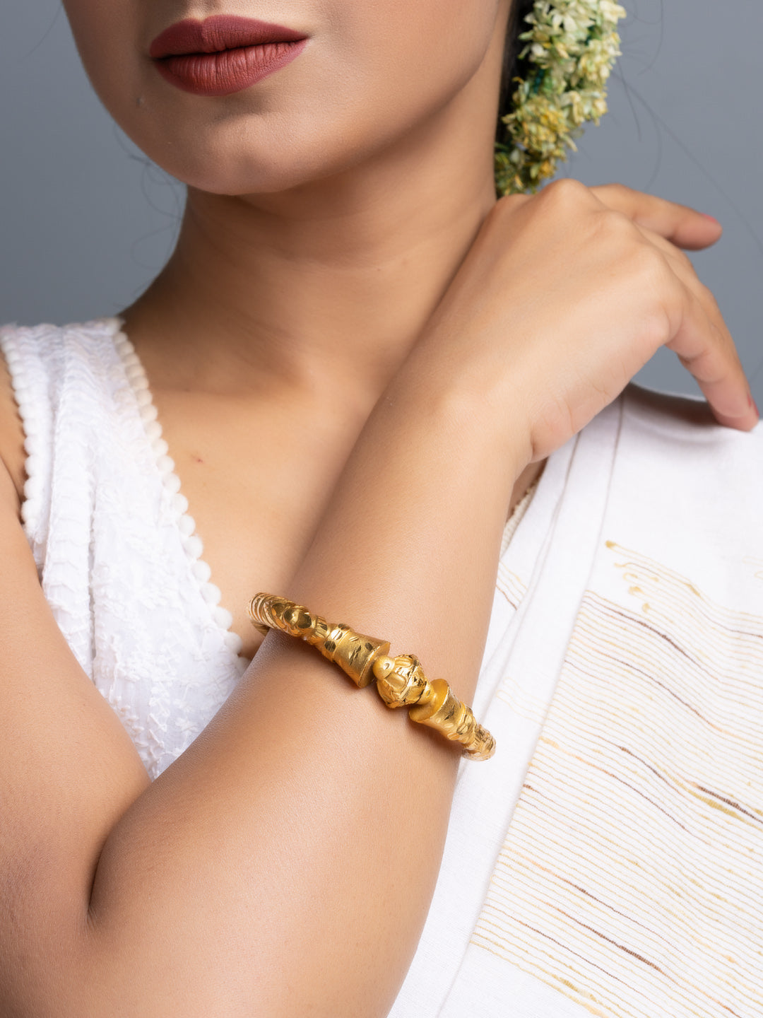 Gold Plated Design Bala Bangle - Lookandadorn.com