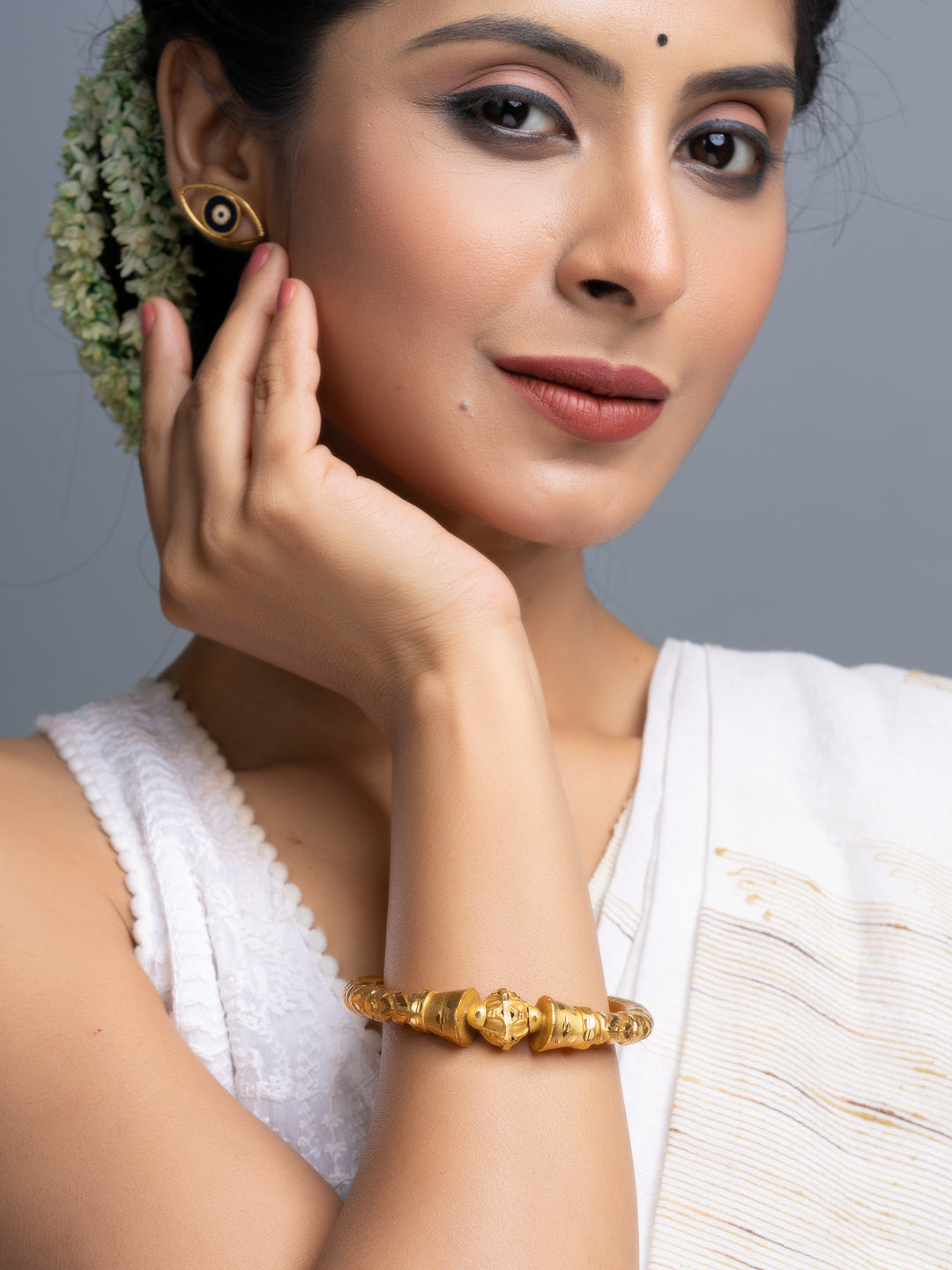 Gold Plated Design Bala Bangle - Lookandadorn.com