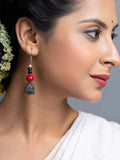 Coral Fresh Water Pearl Earrings - Lookandadorn.com