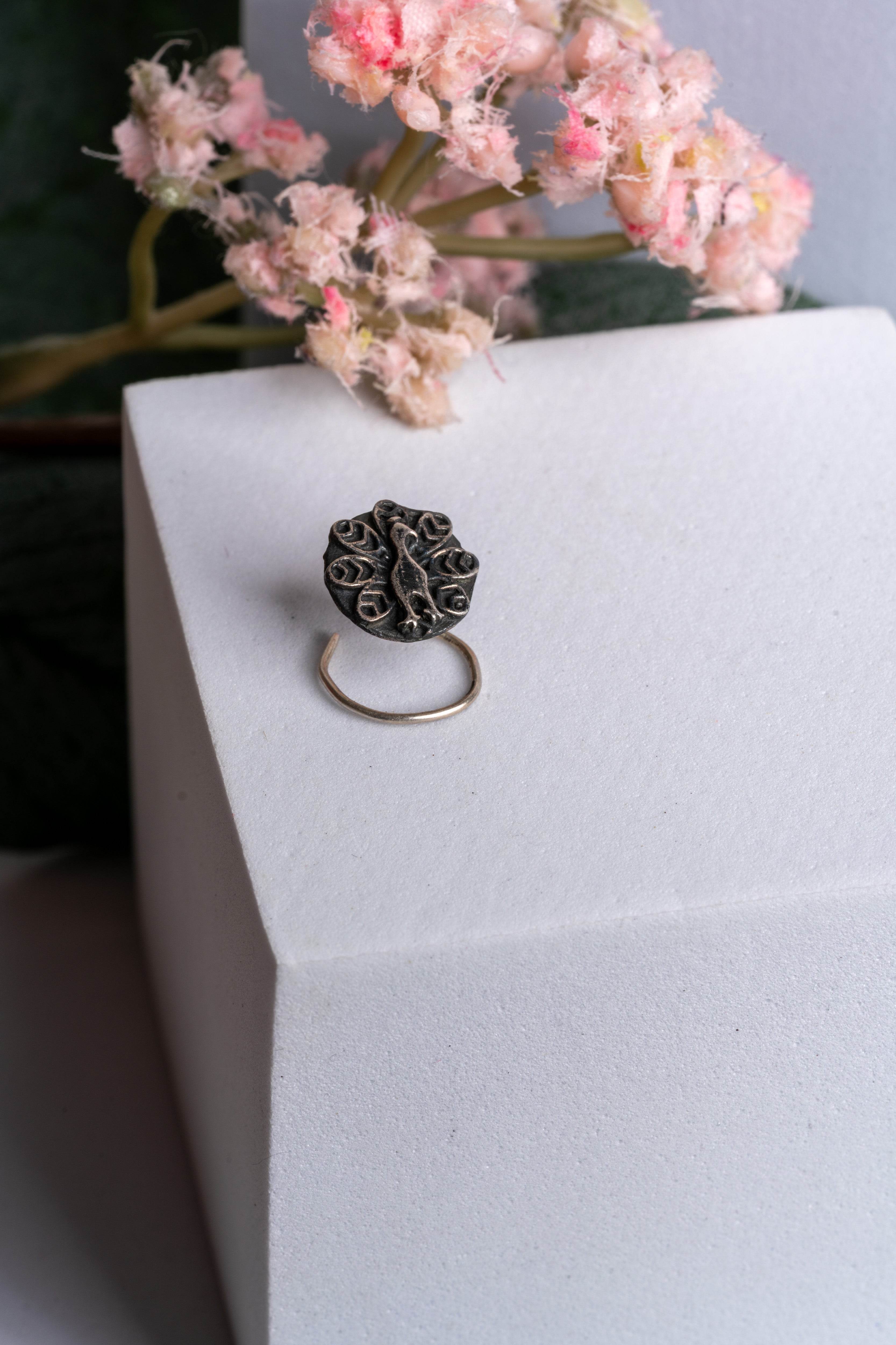 92.5 Pure Silver Nose Pin - Piercing Silver Nosepin Design - Lookandadorn.com