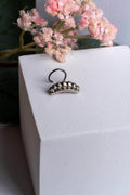 92.5 Pure Silver Nose Pin - Piercing Silver Nosepin Design - Lookandadorn.com