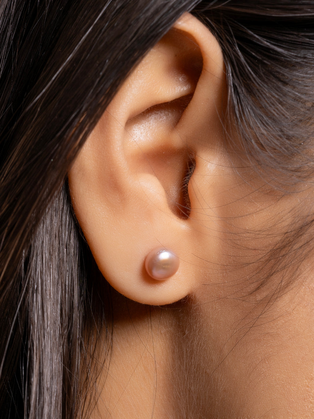 Fresh Water Natural Pearl  Necklace Set with Earrings