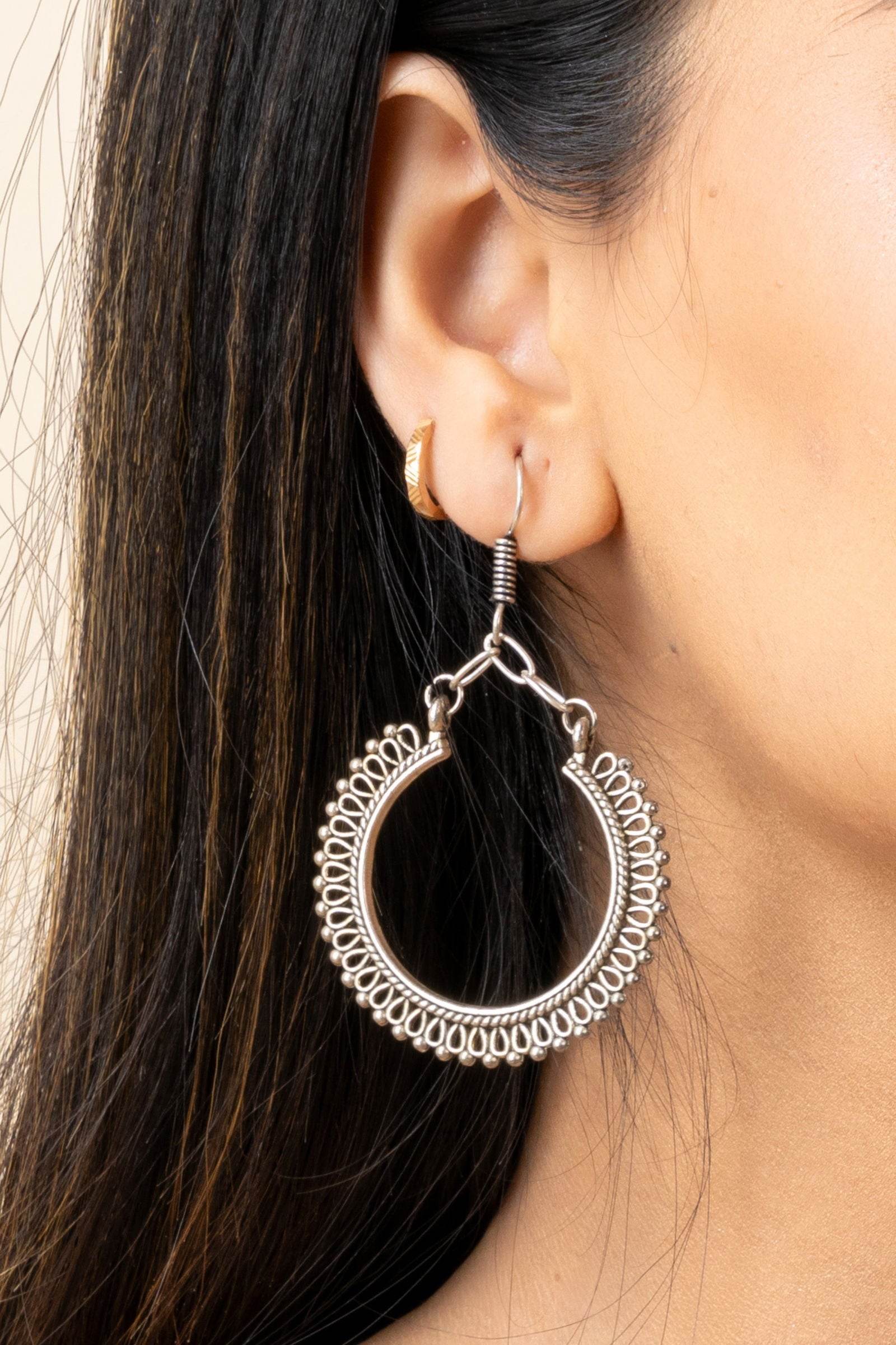 Elegant German Silver Earrings Crafted With High-Quality Material For Every Occasion - Lookandadorn.com
