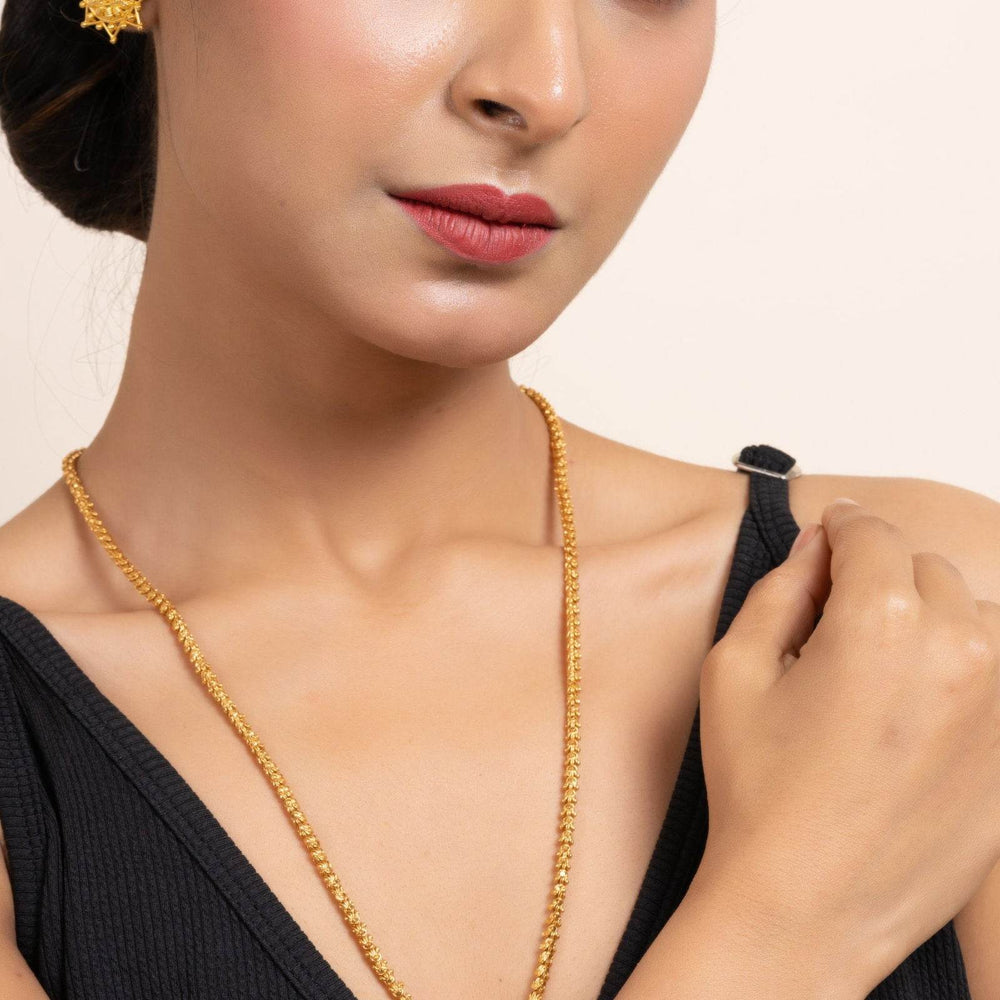 Gold Plated 1.5g Designer Necklace Chain, Handmade Copper Jewelry, Non-Allergic, Perfect For Any Occasion - Lookandadorn.com