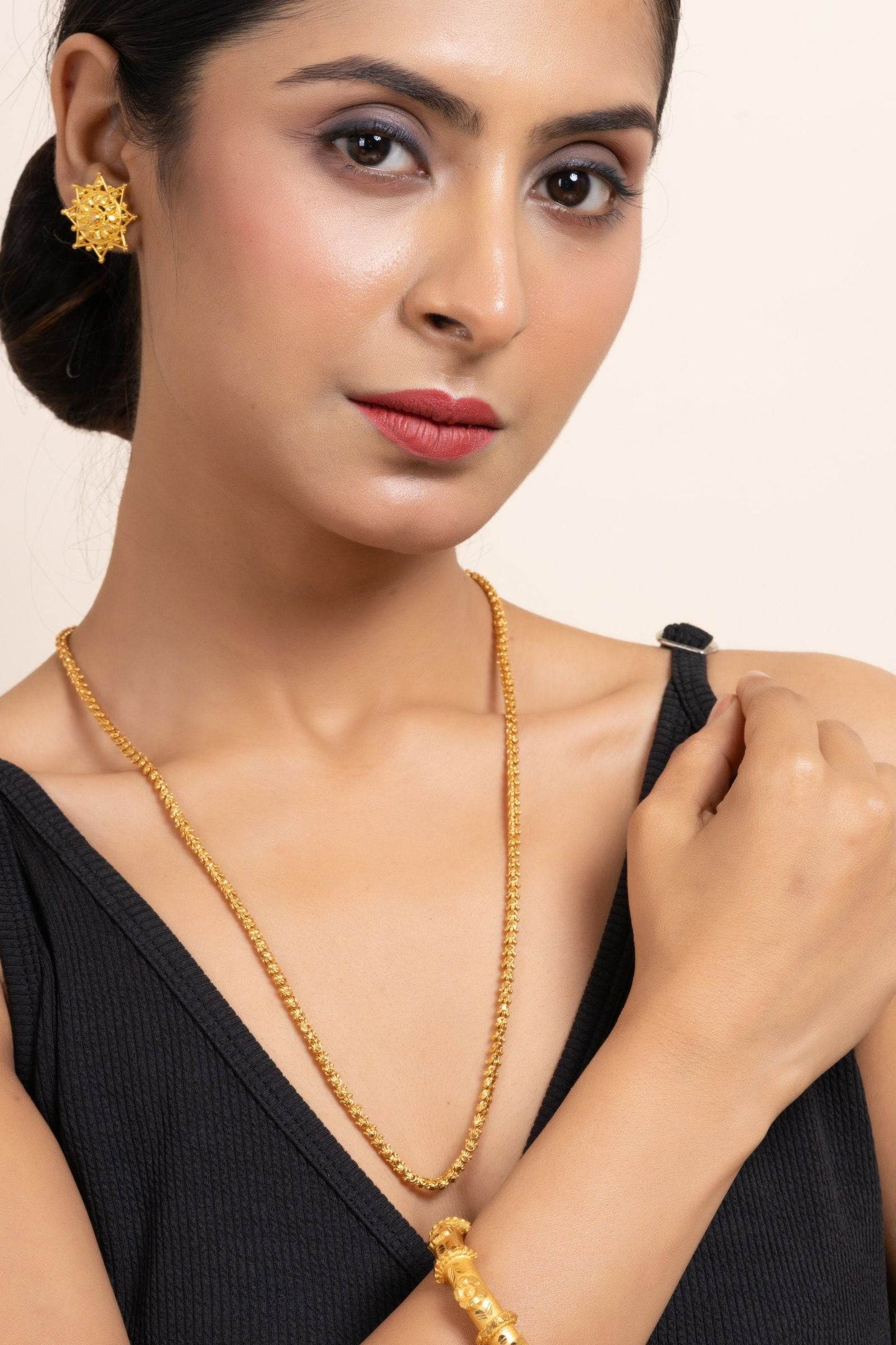 Gold Plated 1.5g Designer Necklace Chain, Handmade Copper Jewelry, Non-Allergic, Perfect For Any Occasion - Lookandadorn.com