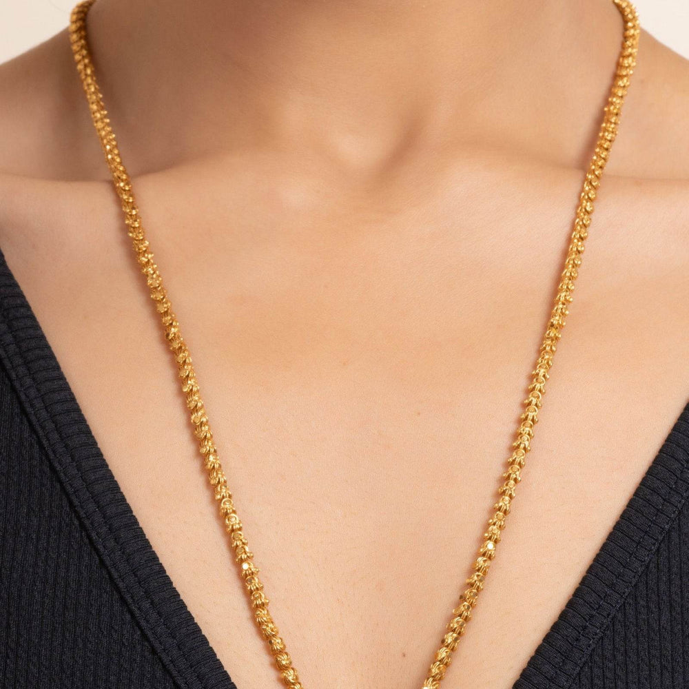Gold Plated 1.5g Designer Necklace Chain, Handmade Copper Jewelry, Non-Allergic, Perfect For Any Occasion - Lookandadorn.com