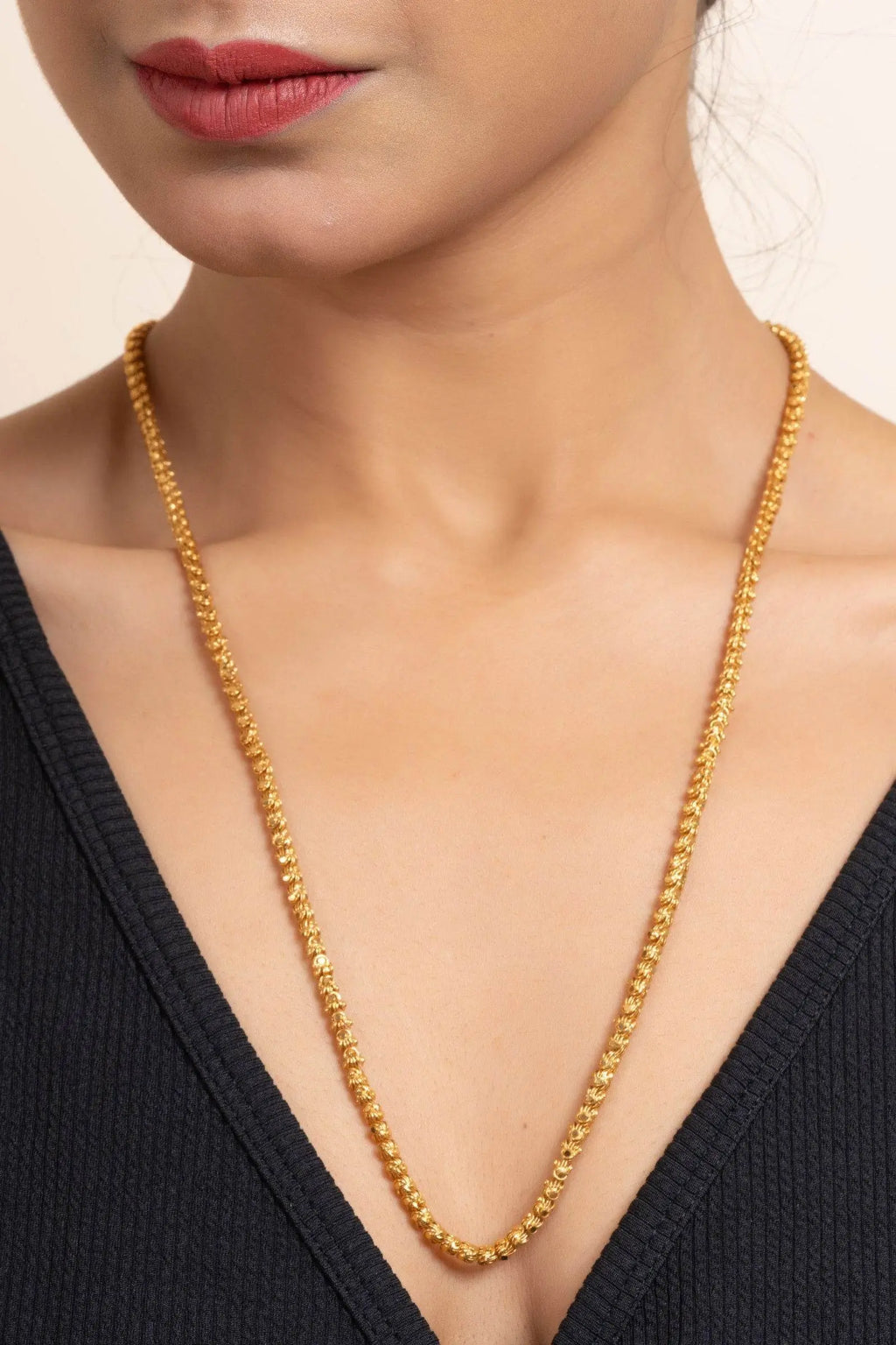 Gold Plated 1.5g Designer Necklace Chain, Handmade Copper Jewelry, Non-Allergic, Perfect For Any Occasion - Lookandadorn.com