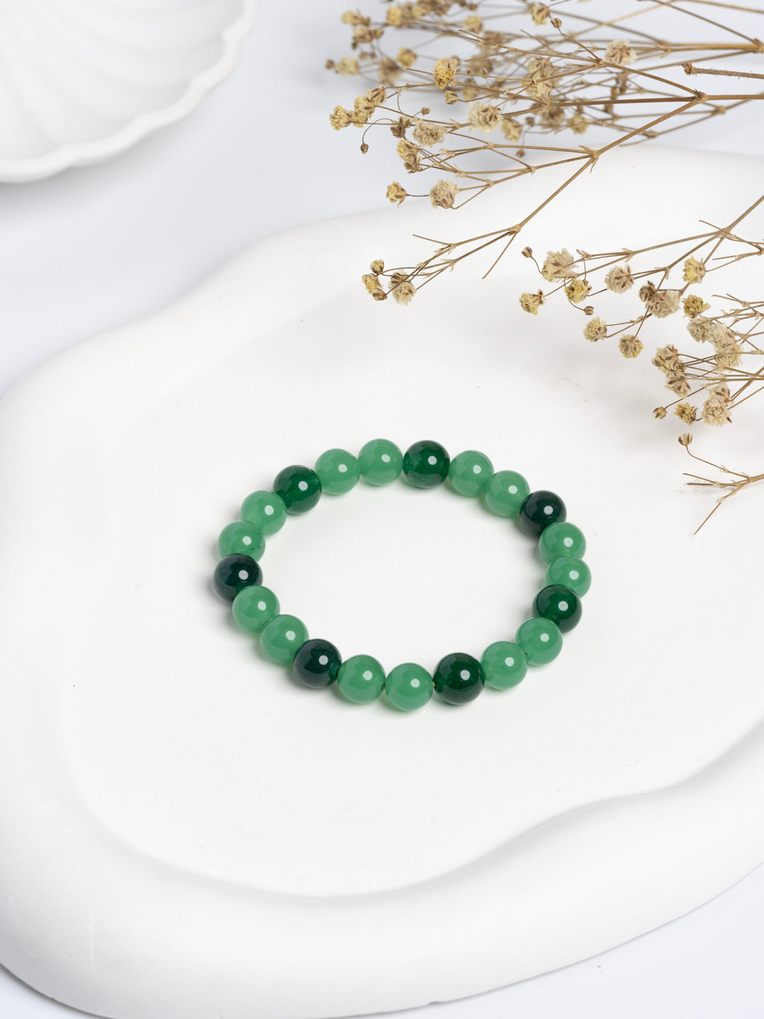 Green Aventurine Jade Prosperity Bracelet LOOK AND ADORN - designed for you