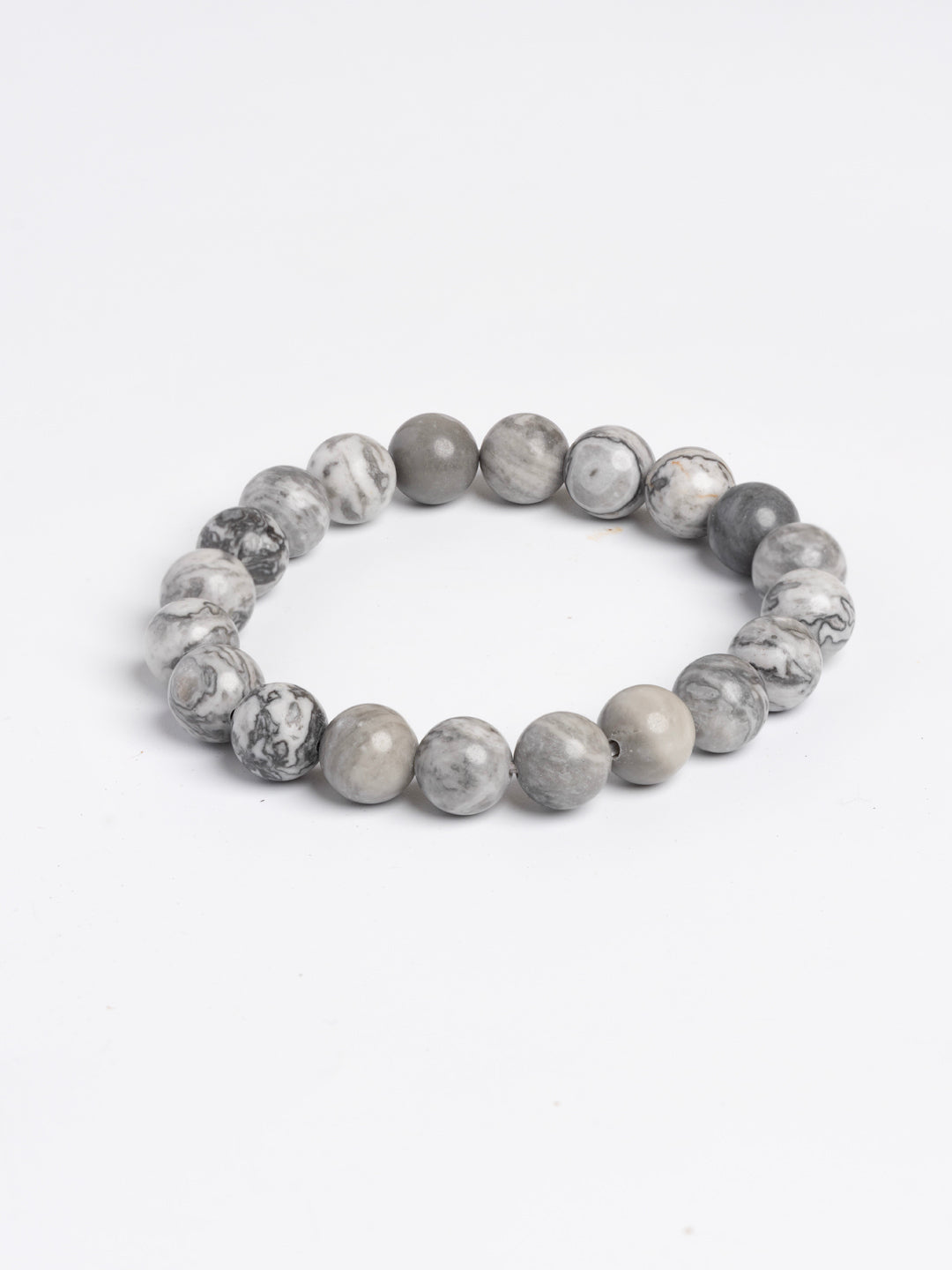 Grey Picasso Map Jasper Bracelet LOOK AND ADORN - designed for you