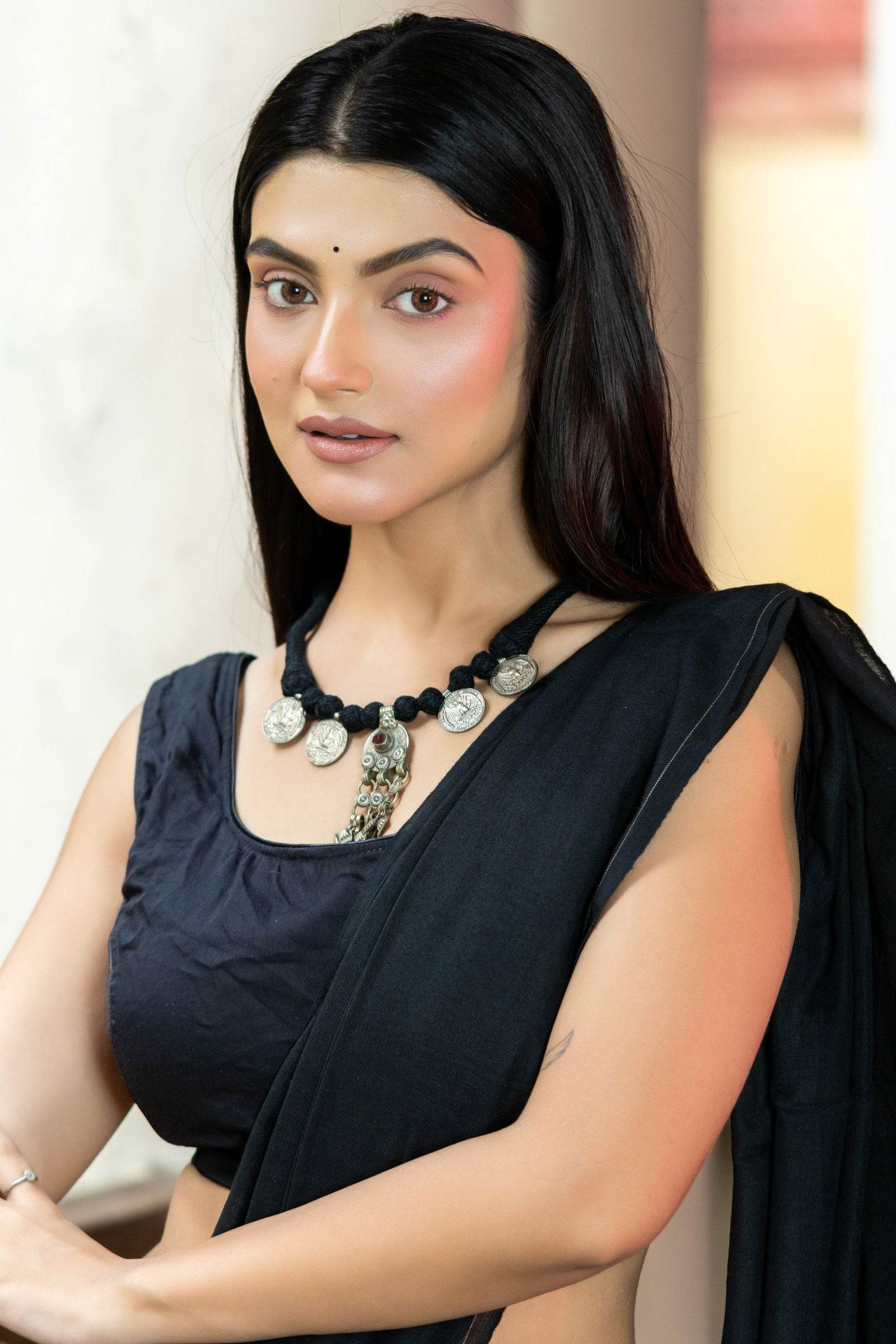 Handmade Afghan Coin Necklace with Intricate Design and High-Quality Materials, Unique Cultural Jewelry - Lookandadorn.com