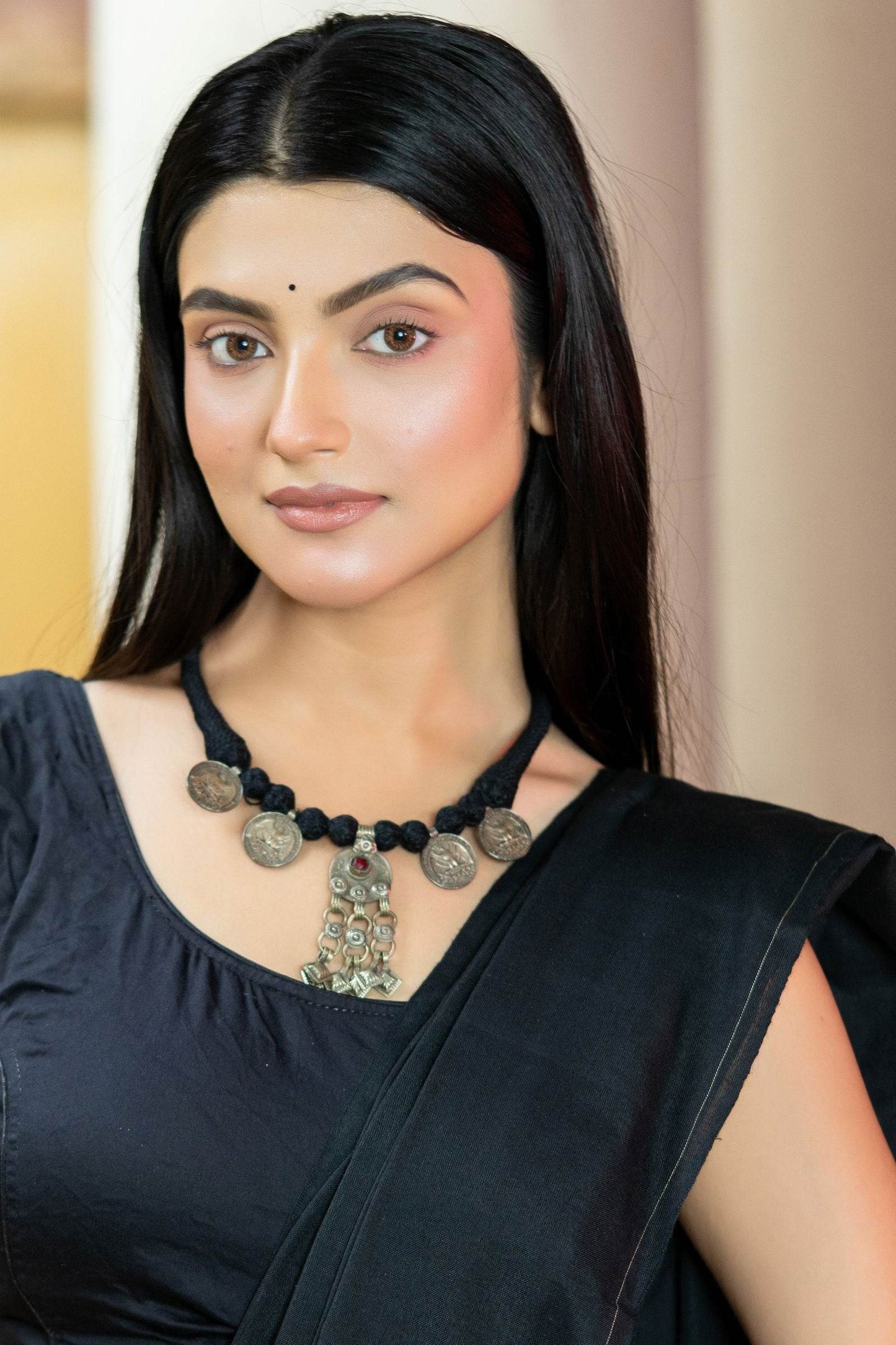 Handmade Afghan Coin Necklace with Intricate Design and High-Quality Materials, Unique Cultural Jewelry - Lookandadorn.com