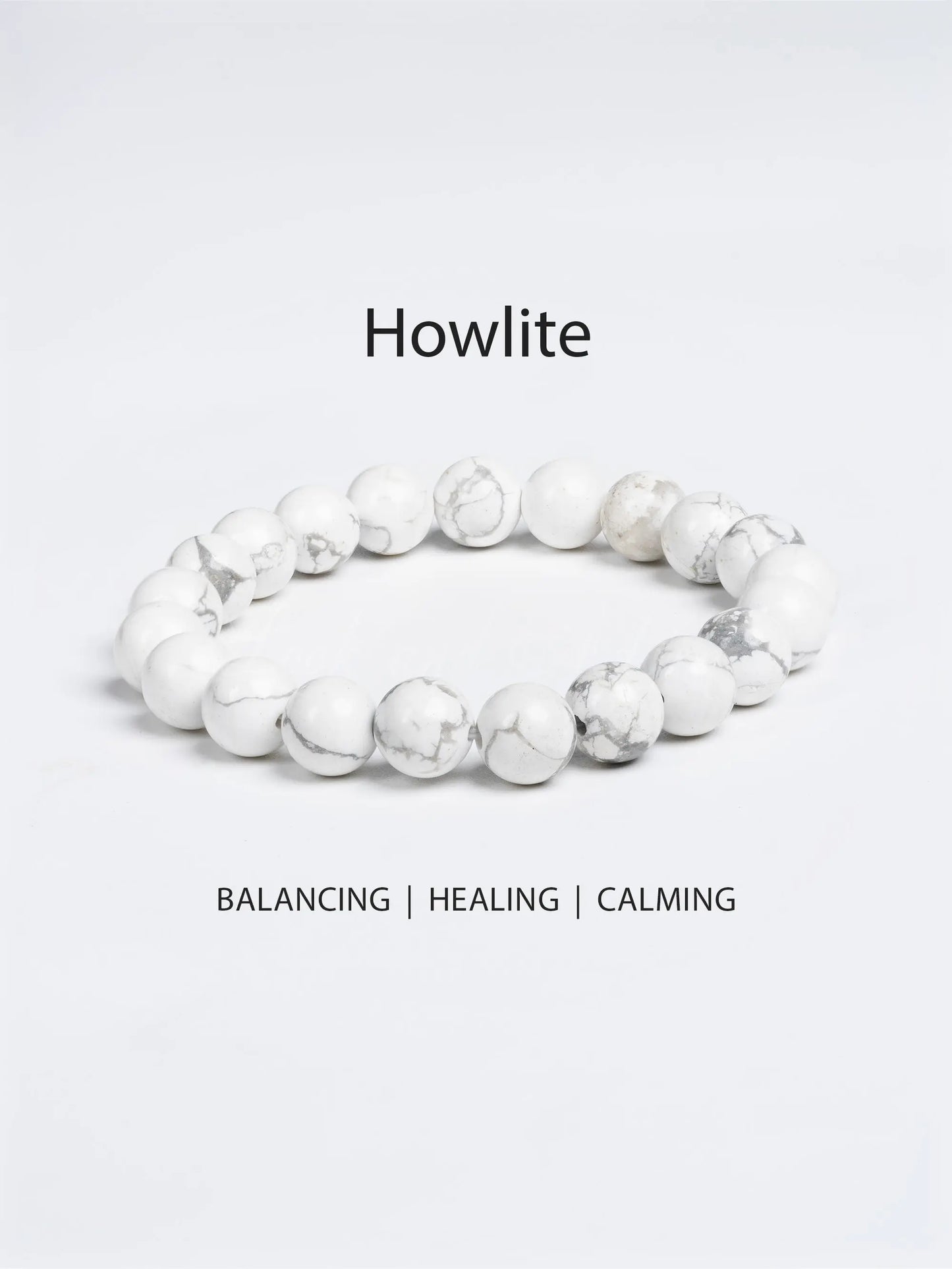 White Howlite Bracelet LOOK AND ADORN - designed for you