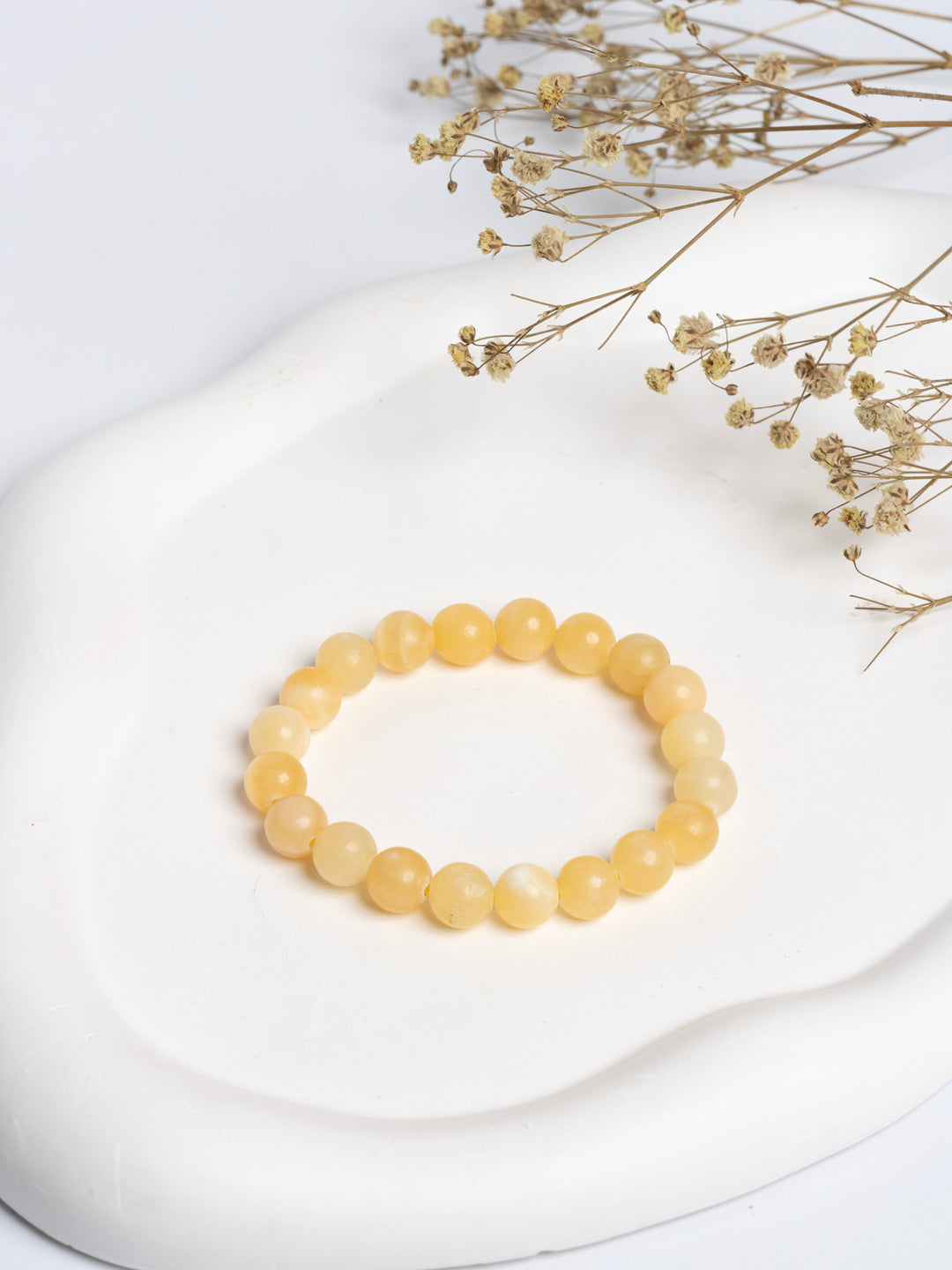 Natural Yellow Calcite Bracelet | Premium AAA grade LOOK AND ADORN - designed for you