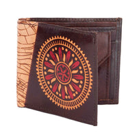 Shantiniketan Leather Products: Handcrafted Genuine Leather Wallet With 5 Spacious Compartments - Lookandadorn.com