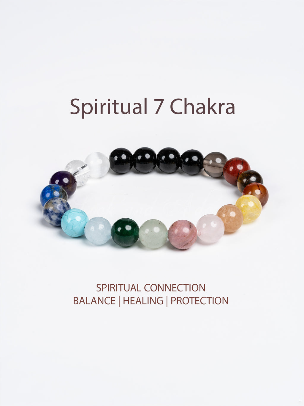 Spiritual 7 Chakra Bracelet LOOK AND ADORN - designed for you