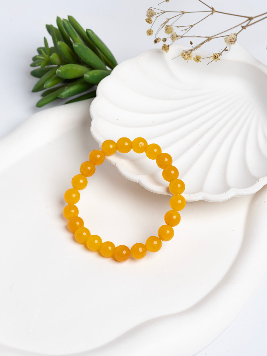Yellow Jade Bracelet LOOK AND ADORN - designed for you