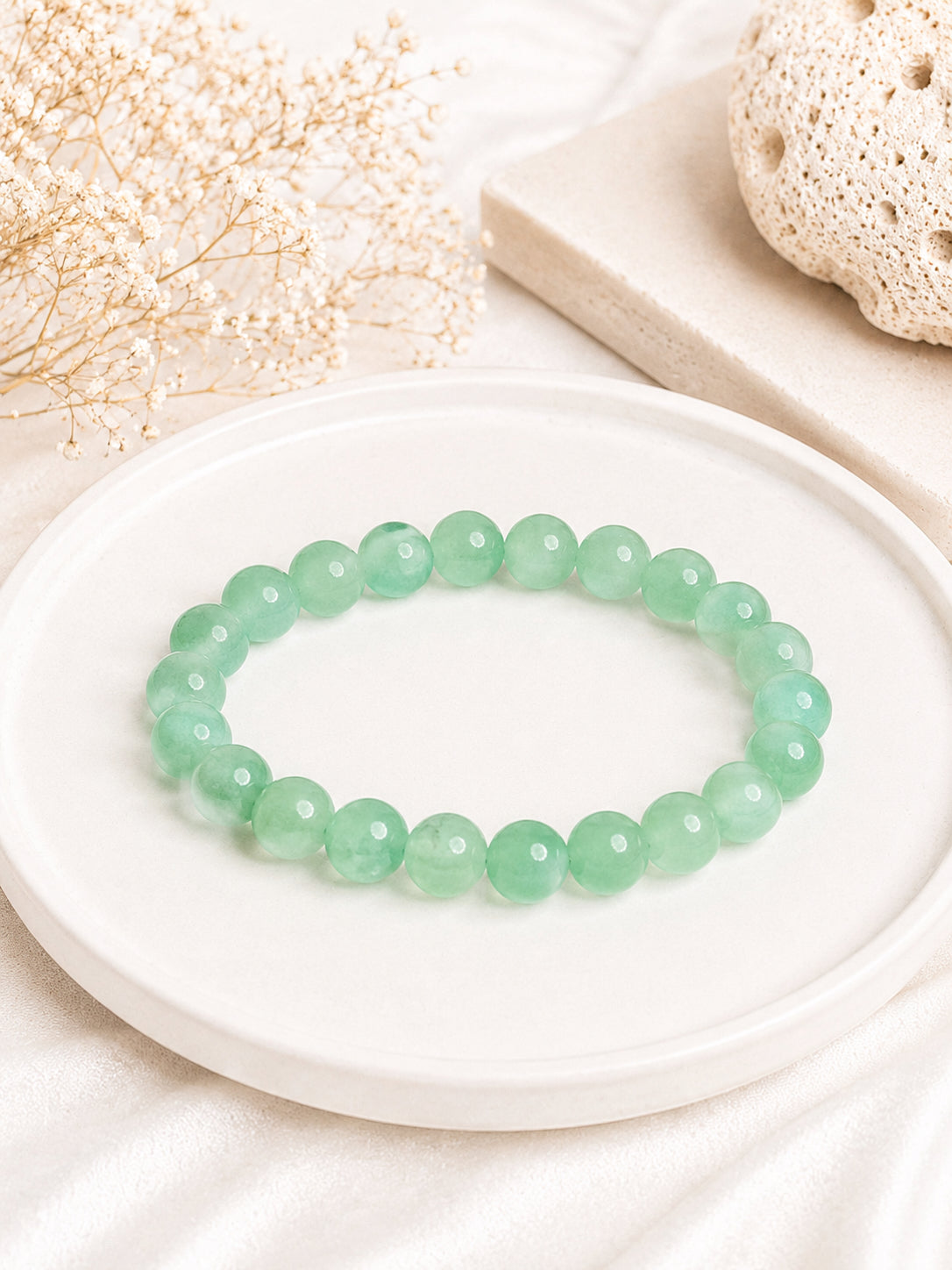 Natural Green Aventurine Bracelet LOOK AND ADORN - designed for you