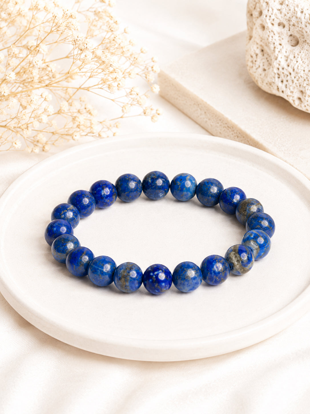 Natural Lapis Lazuli Bracelet LOOK AND ADORN - designed for you