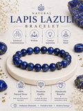 Natural Lapis Lazuli Bracelet LOOK AND ADORN - designed for you