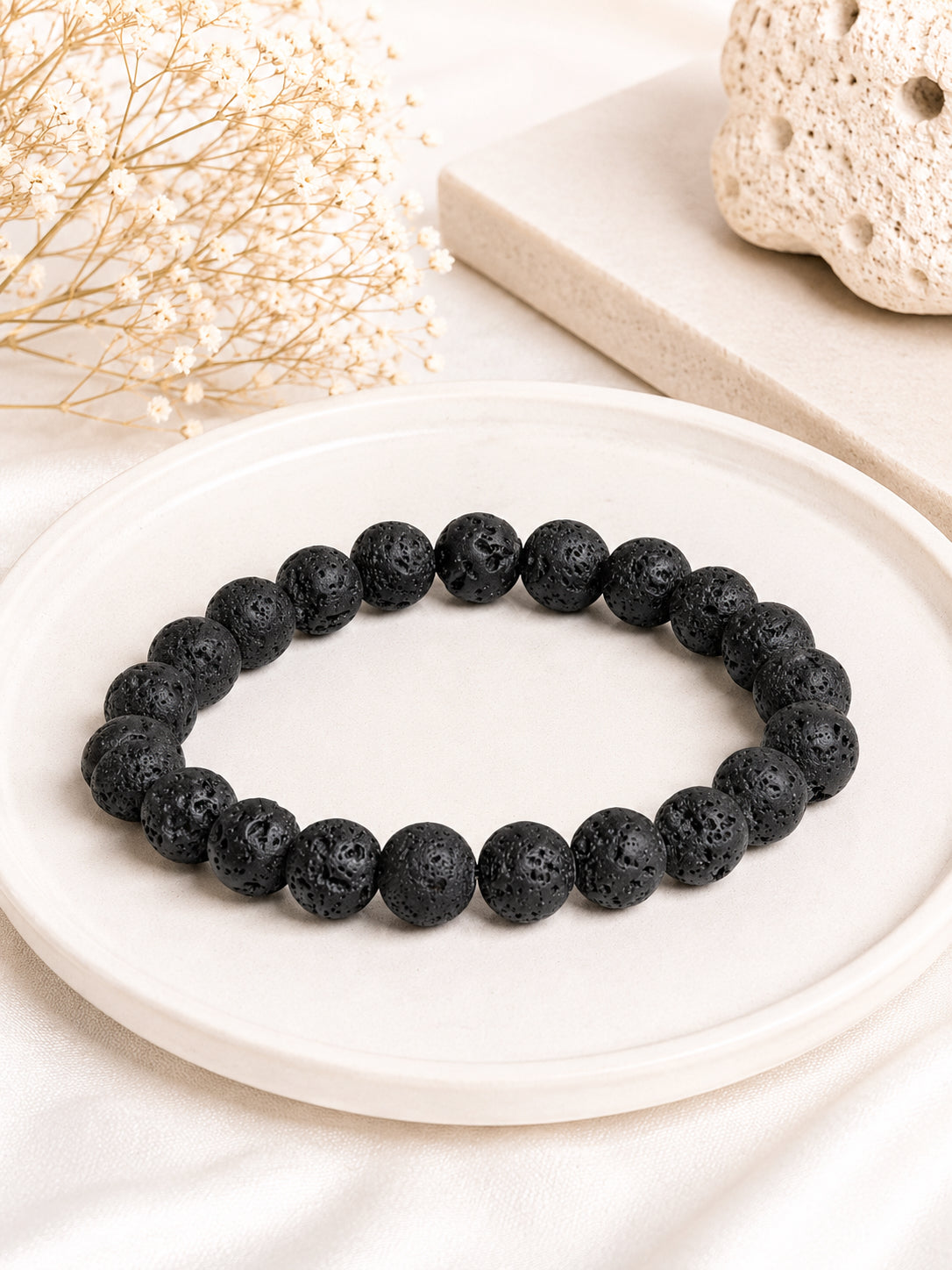 Lava Stone Bracelet LOOK AND ADORN - designed for you