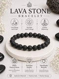 Lava Stone Bracelet LOOK AND ADORN - designed for you