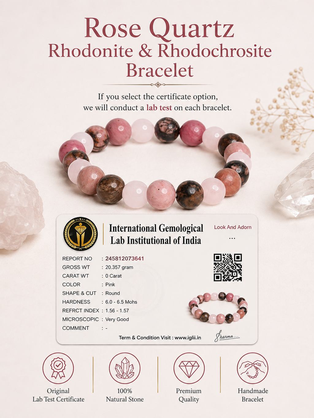 Love Bracelet LOOK AND ADORN - designed for you
