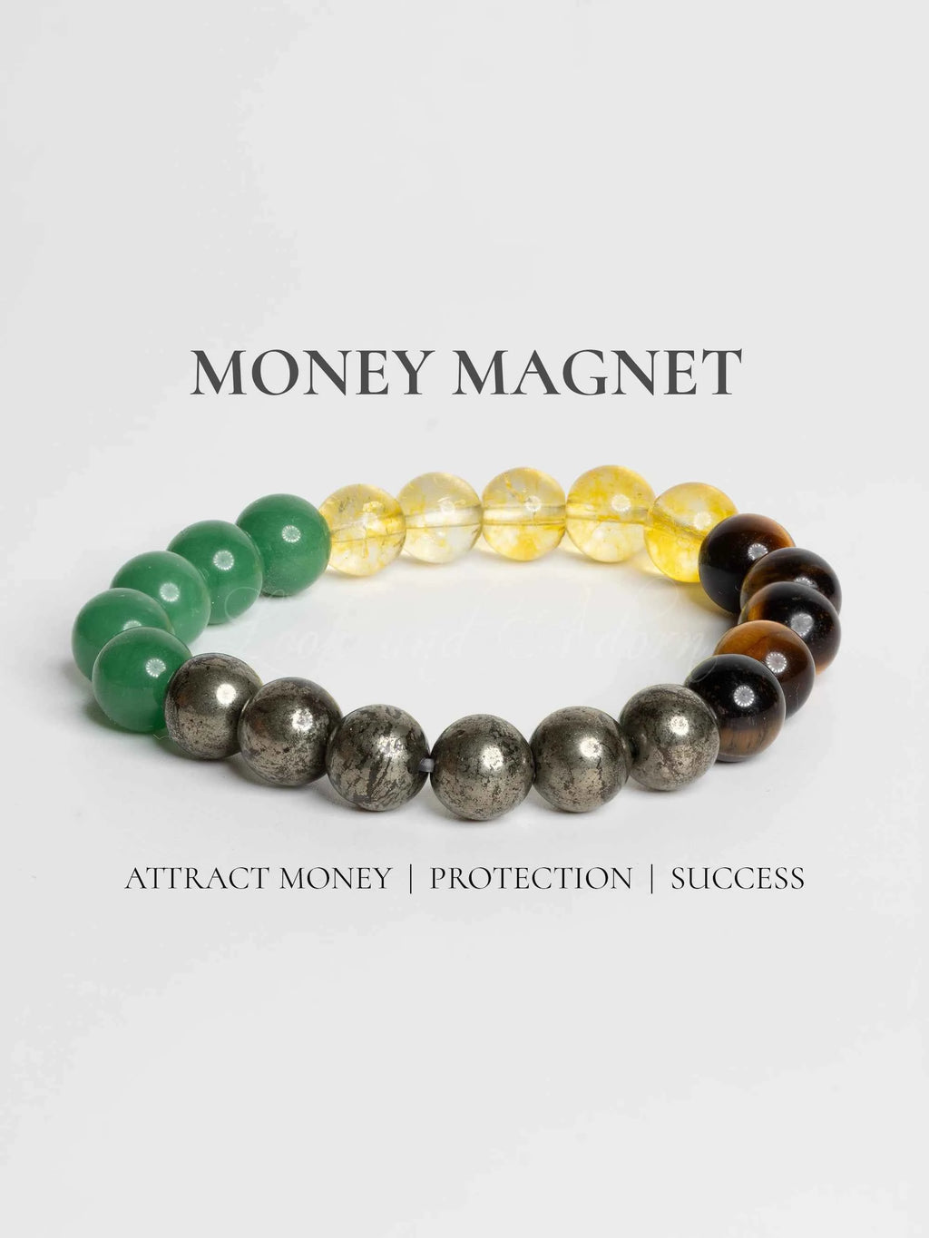 Astro-Gemstone Jewellery money magnet bracelet with protective and success-enhancing stones