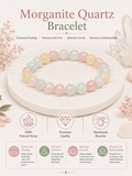 Morganite Quartz Bracelet LOOK AND ADORN - designed for you